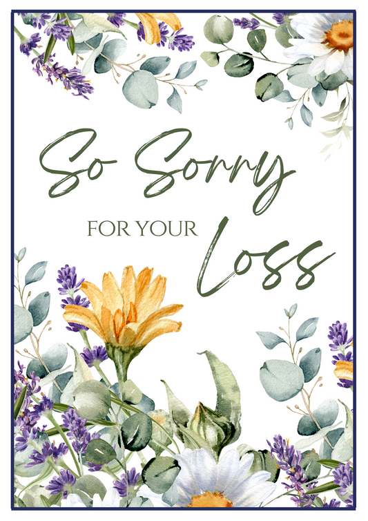 Mass Card - Loss Wildflowers