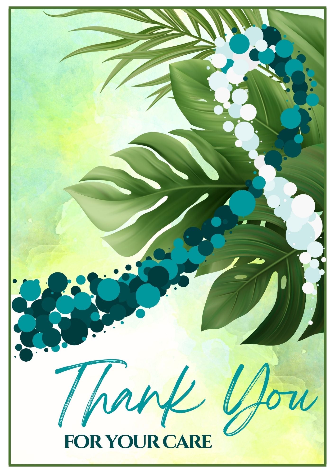 Thank You Card - Cancer Care (Ovarian)