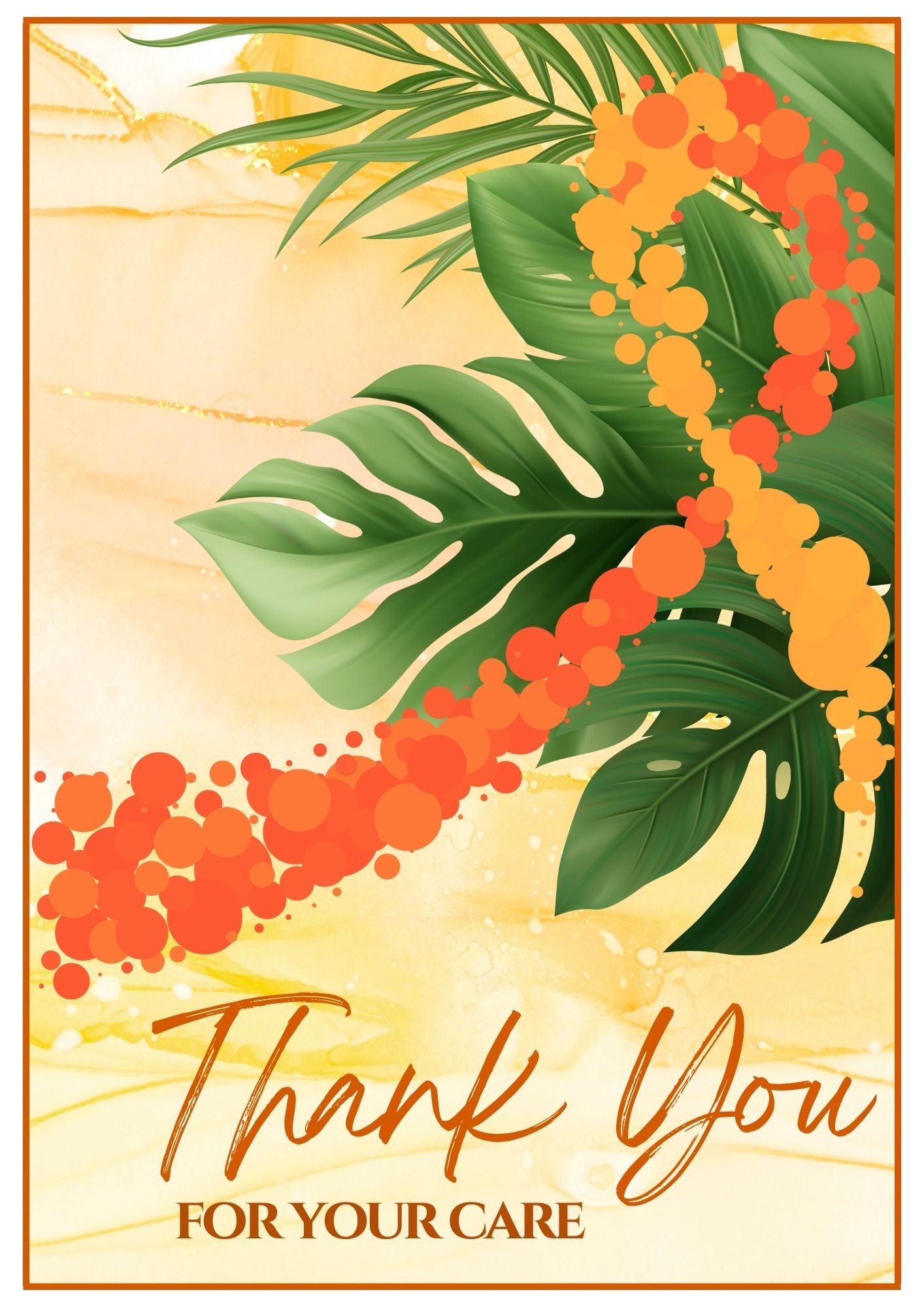 Thank You Card - Cancer Care (Leukemia)