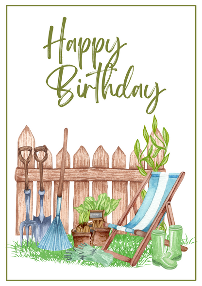 Birthday Card - Garden Grow 1