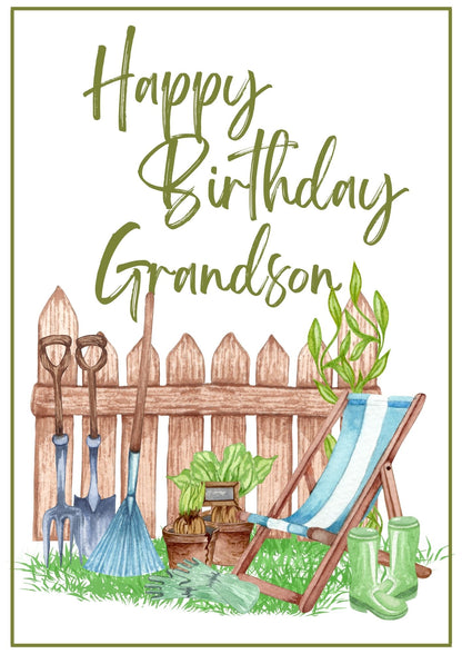 Birthday Card - Garden Grow 1