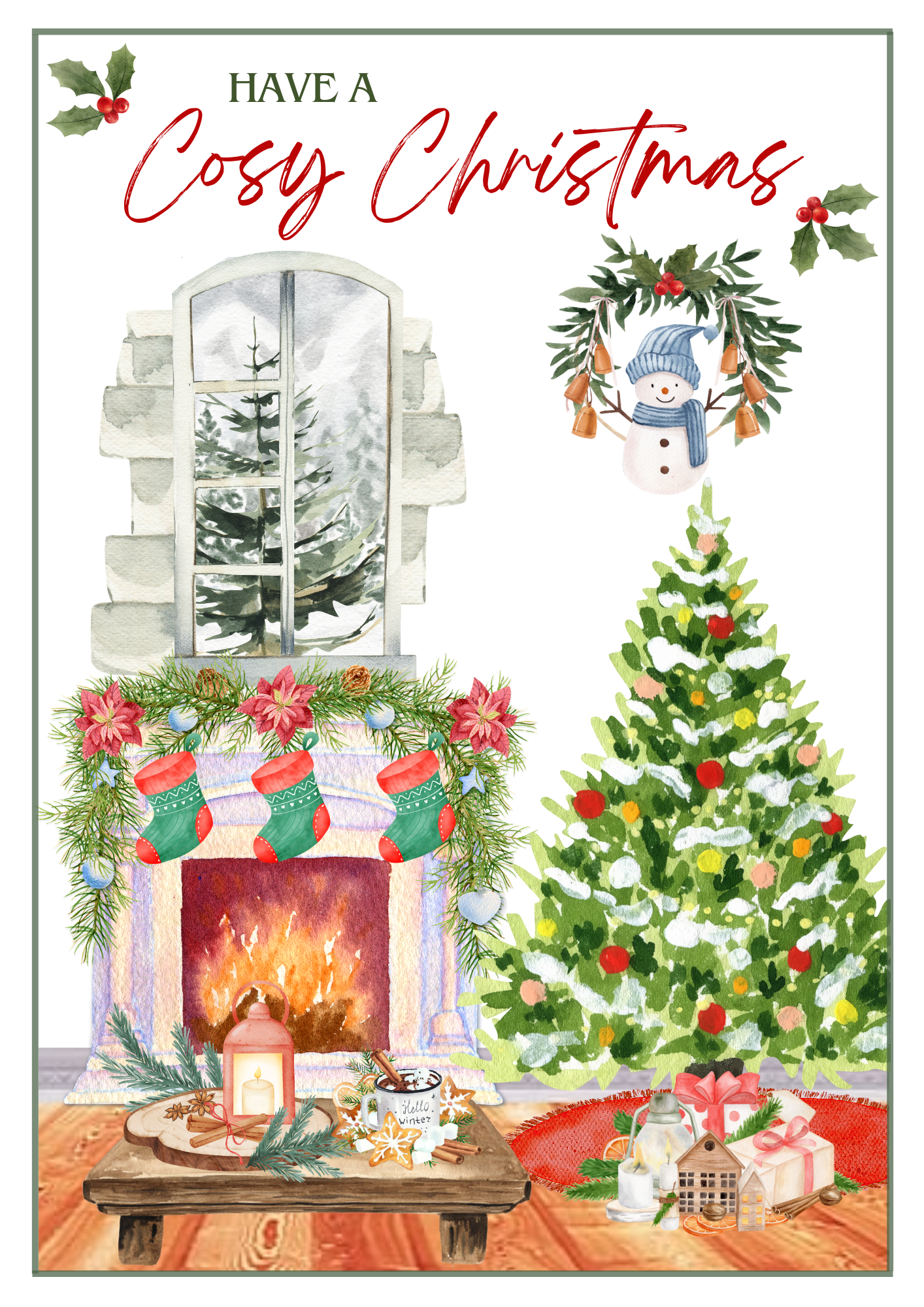 Christmas Card - Cosy Christmas