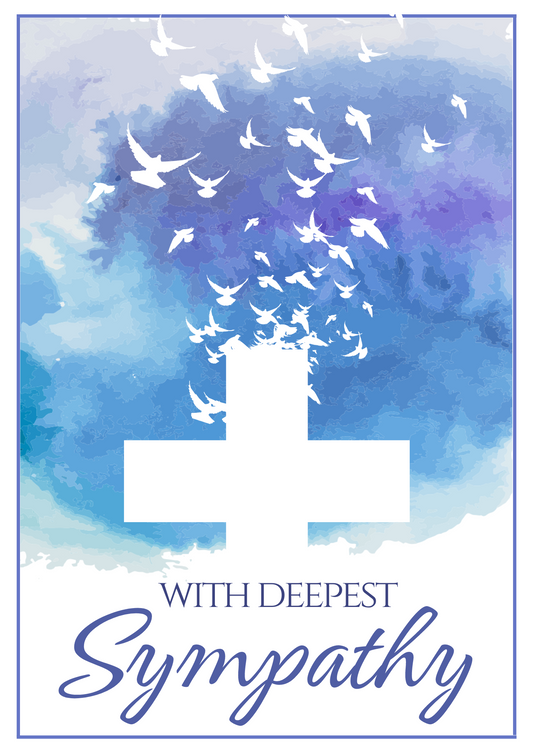 Sympathy Card - Wings Cross