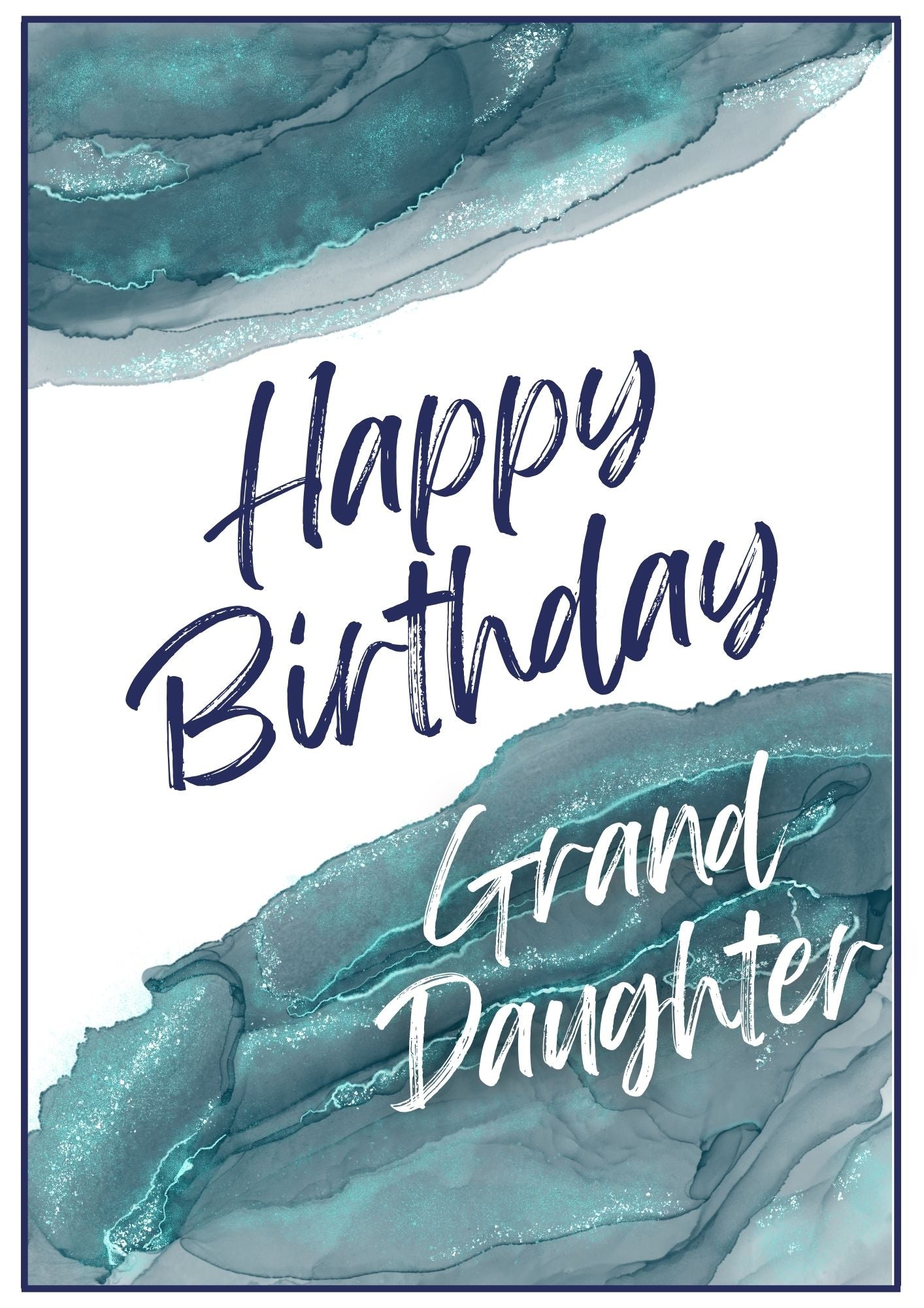 Birthday Card - Smooth Waves