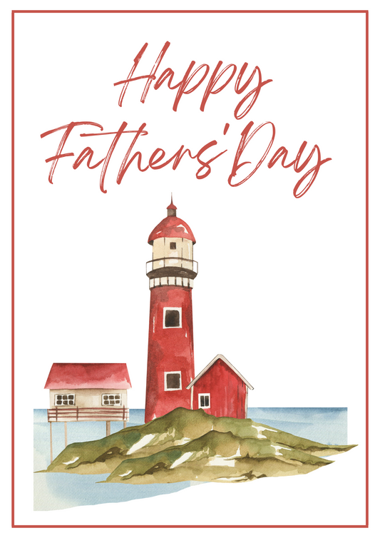 Fathers' Day Card - Lighthouse