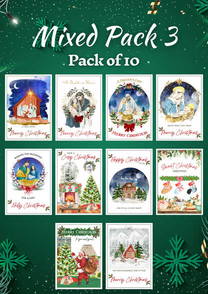 Christmas Cards - Mixed Pack 3