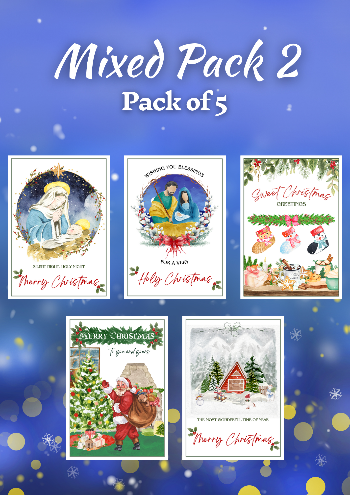 Christmas Cards - Mixed Pack 2