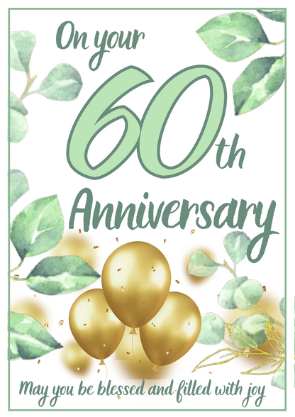 Anniversary Card - Significant Green