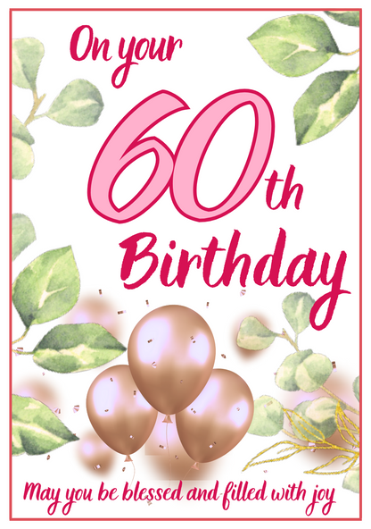 Birthday Card - Significant Pink