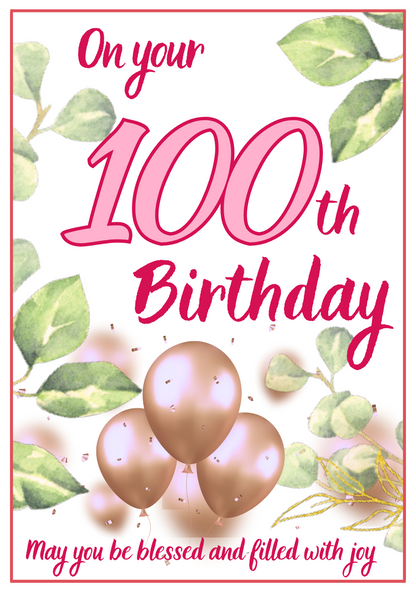 Birthday Card - Significant Pink