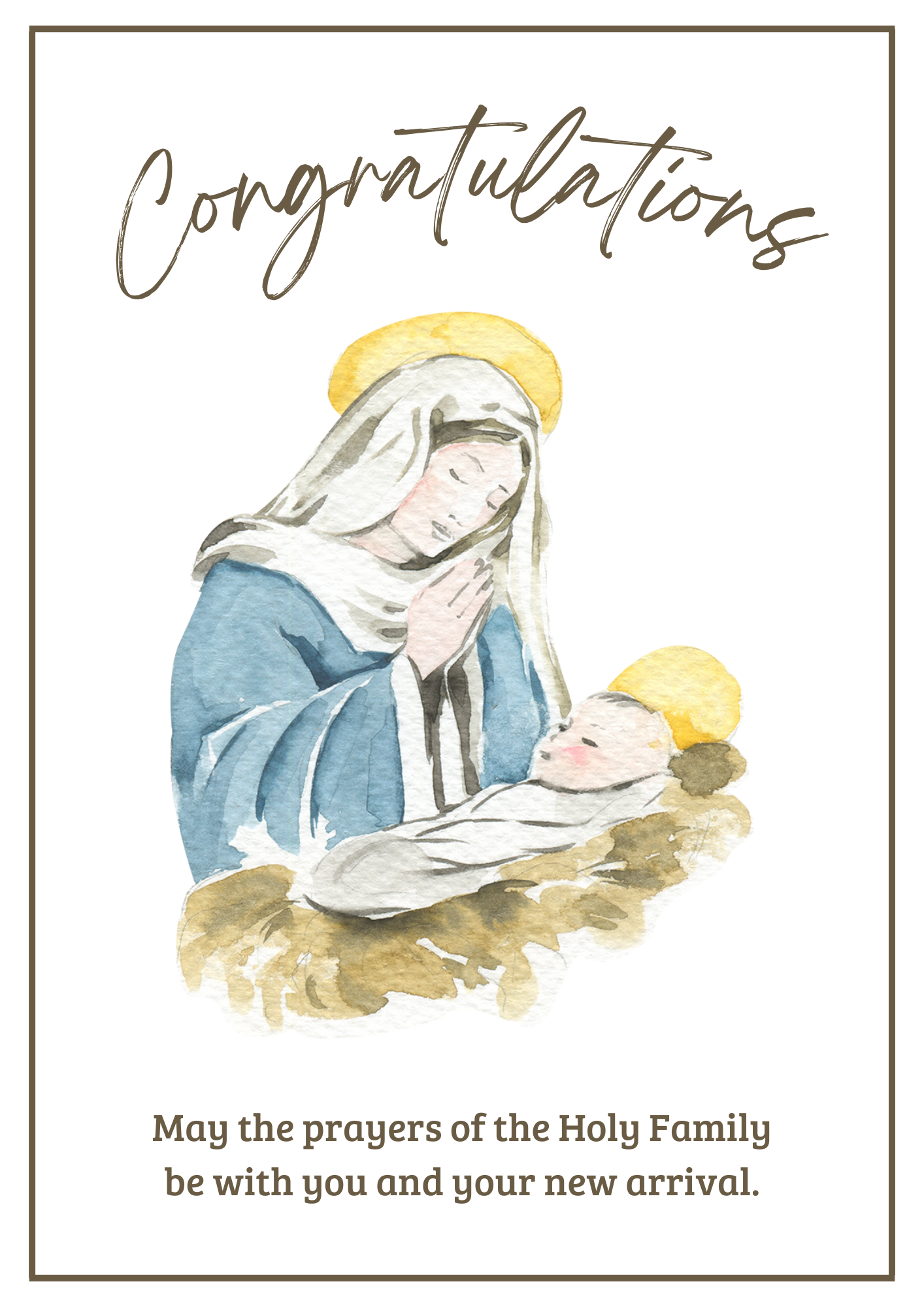 New Arrival Card - Holy Mother