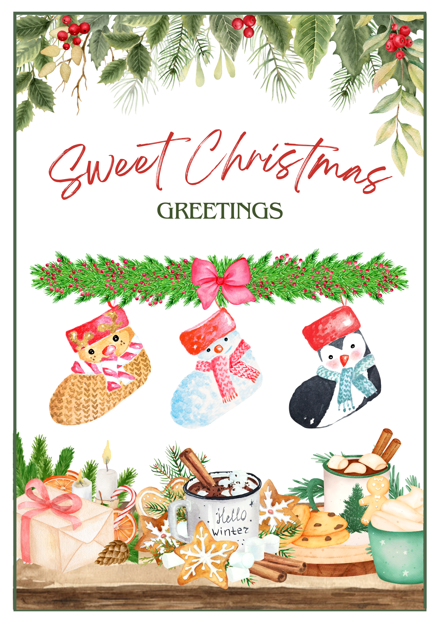 Christmas Card - Sweet Christmas