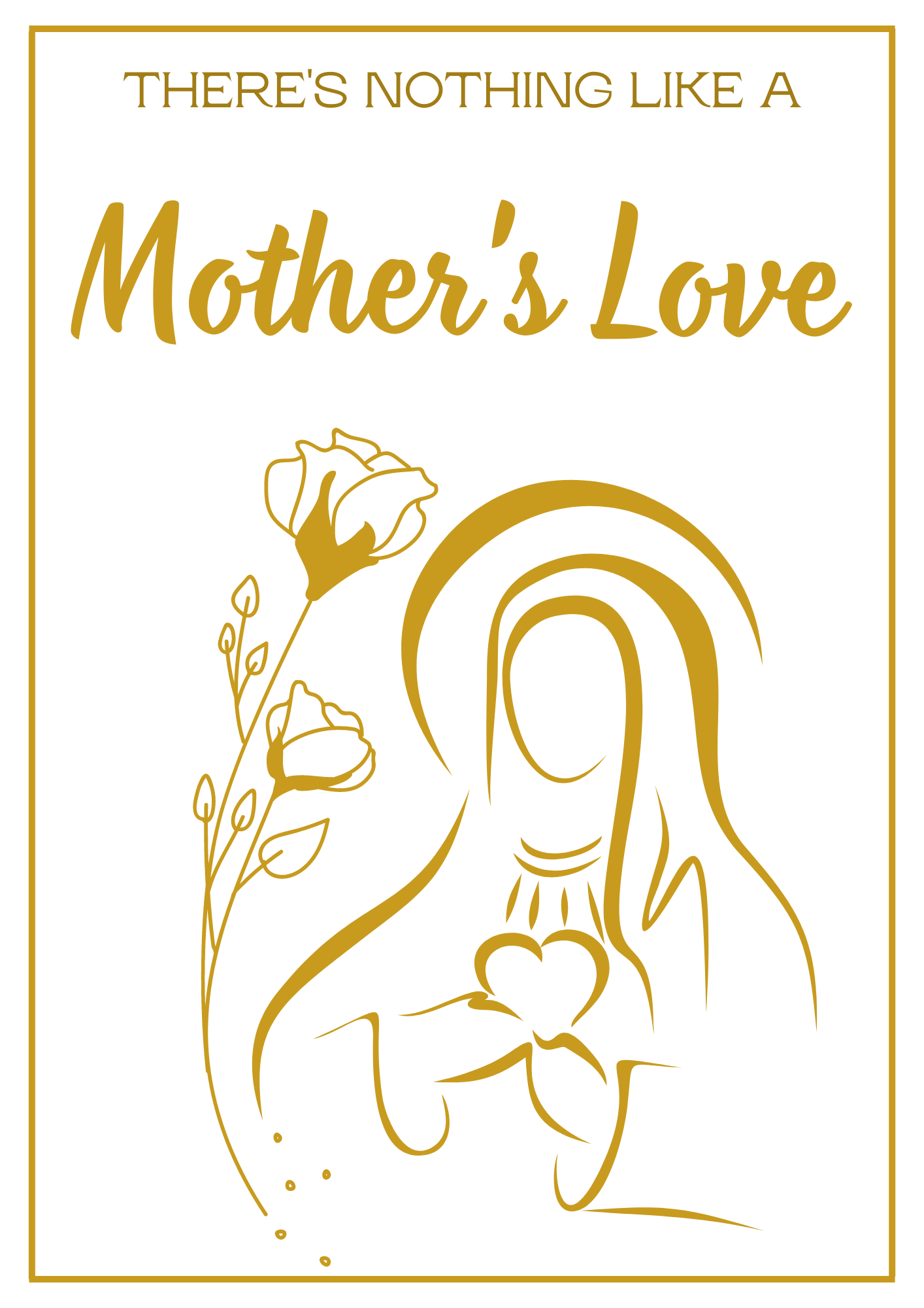 Mothers' Day Card - A Mother's Love