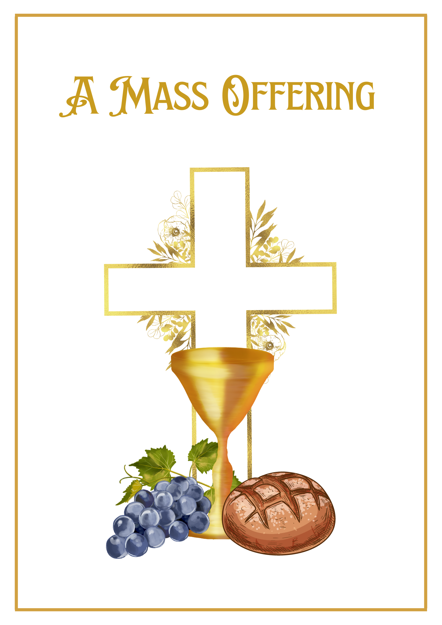 Mass Card - Bread & Wine