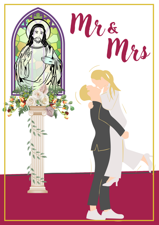 Wedding Card - Mr&Mrs 002