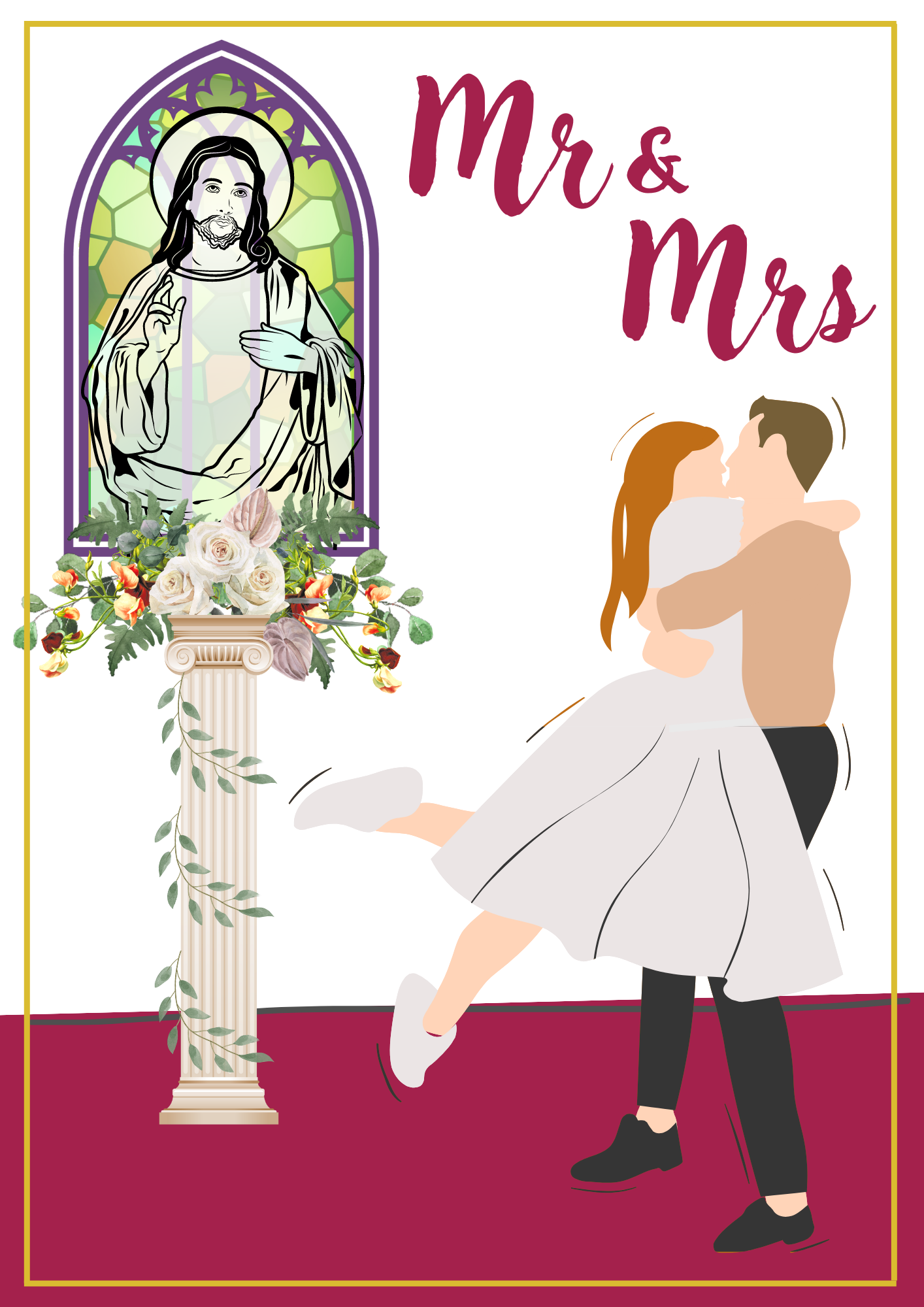 Wedding Card - Mr&Mrs 005