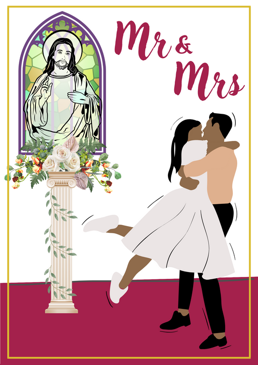 Wedding Card - Mr&Mrs 007