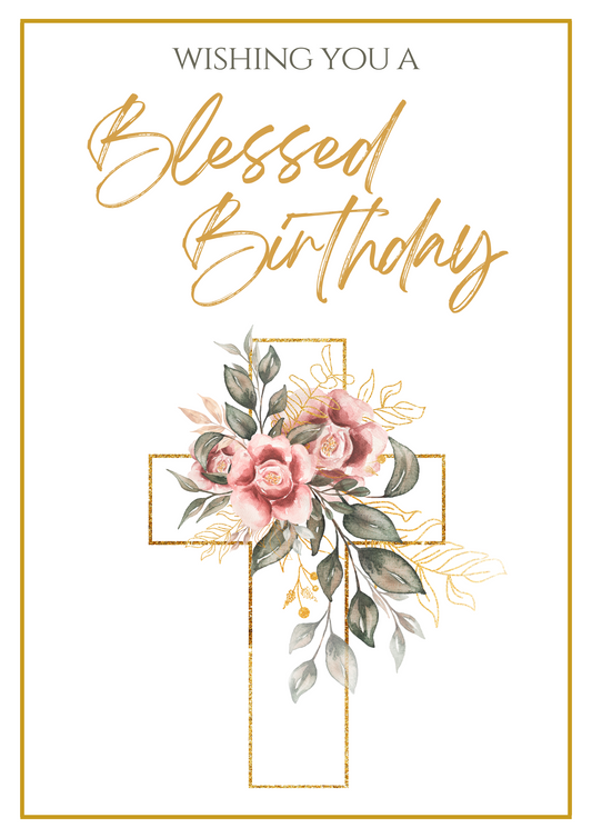 Birthday Card - Blessed Birthday