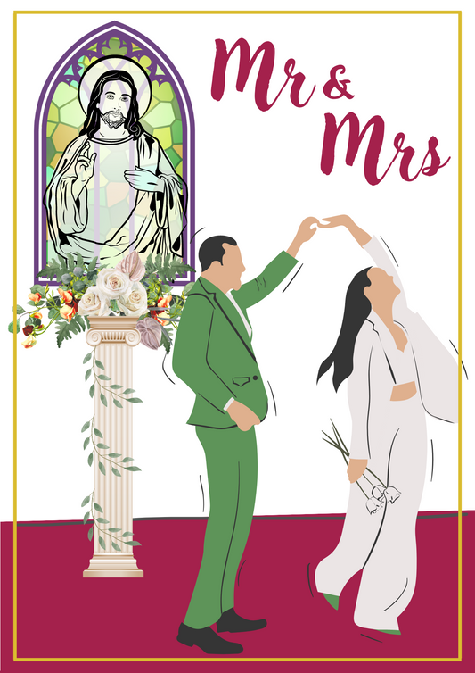 Wedding Card - Mr&Mrs 009