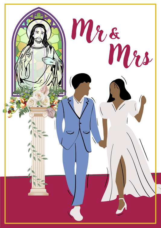 Wedding Card - Mr&Mrs 010