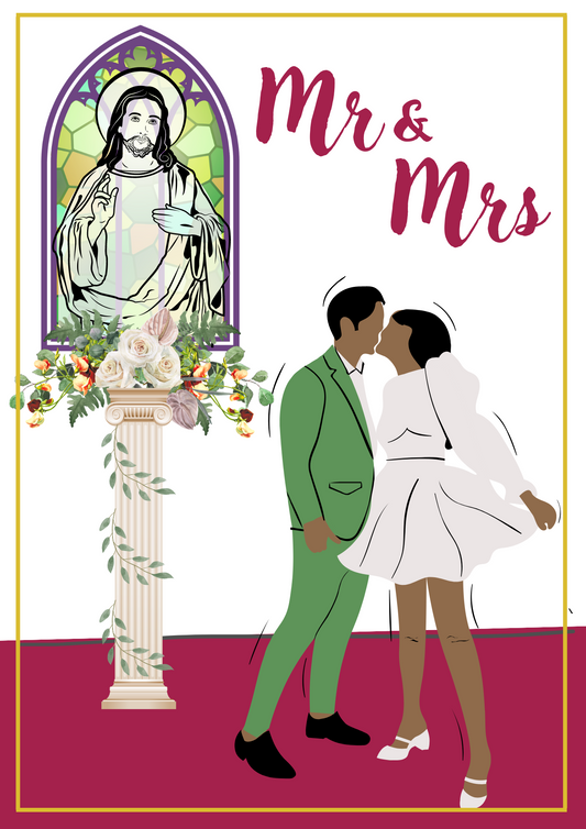 Wedding Card - Mr&Mrs 012