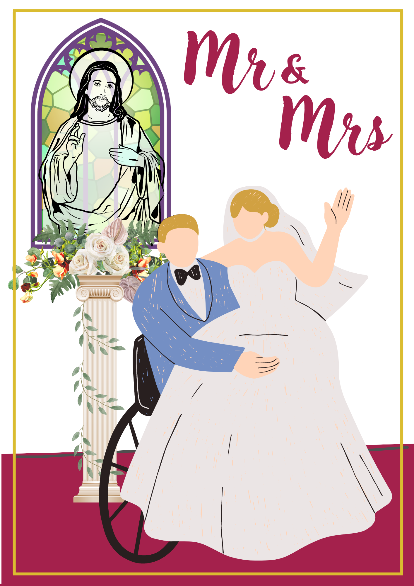 Wedding Card - Mr&Mrs 016