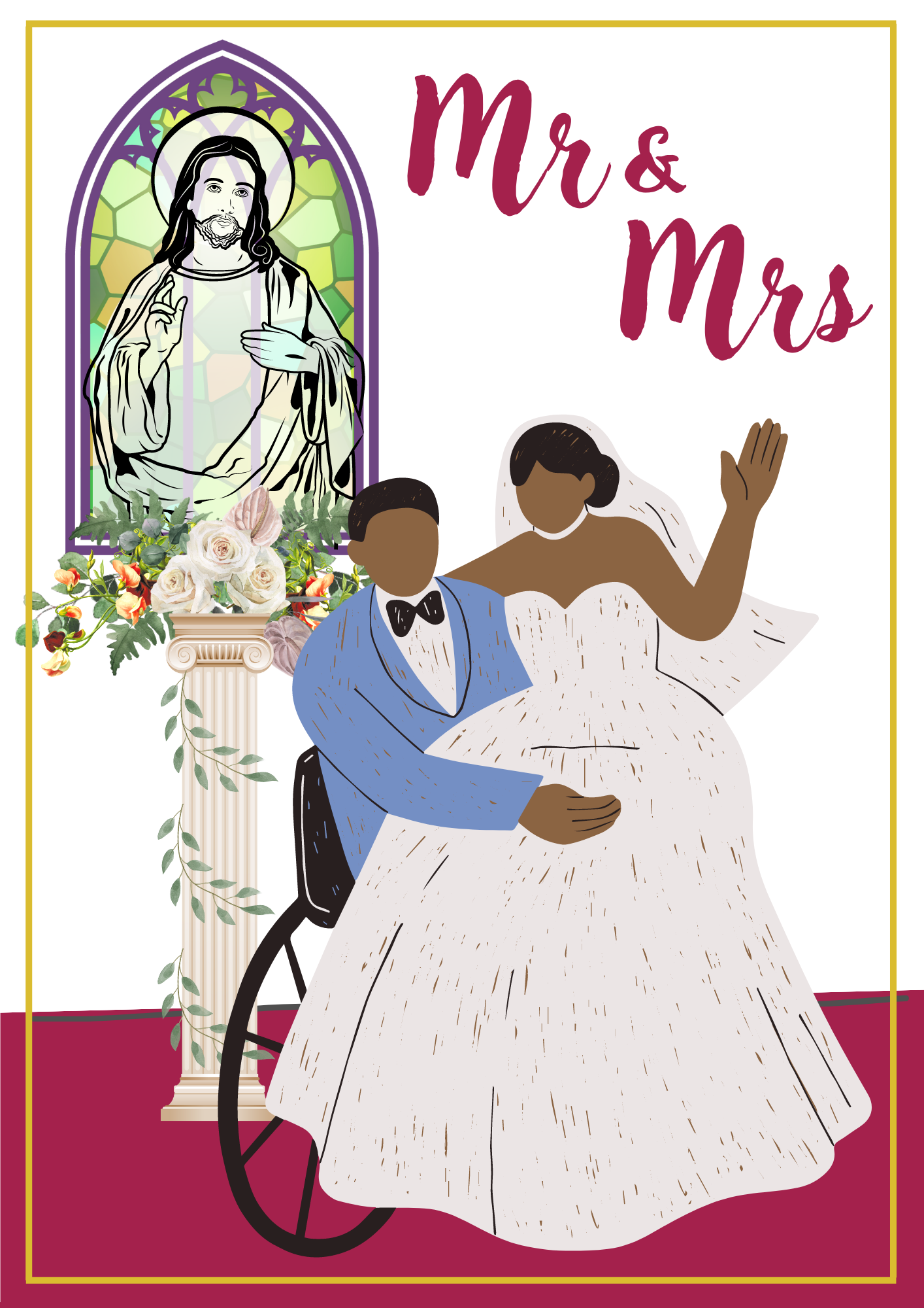 Wedding Card - Mr&Mrs 017