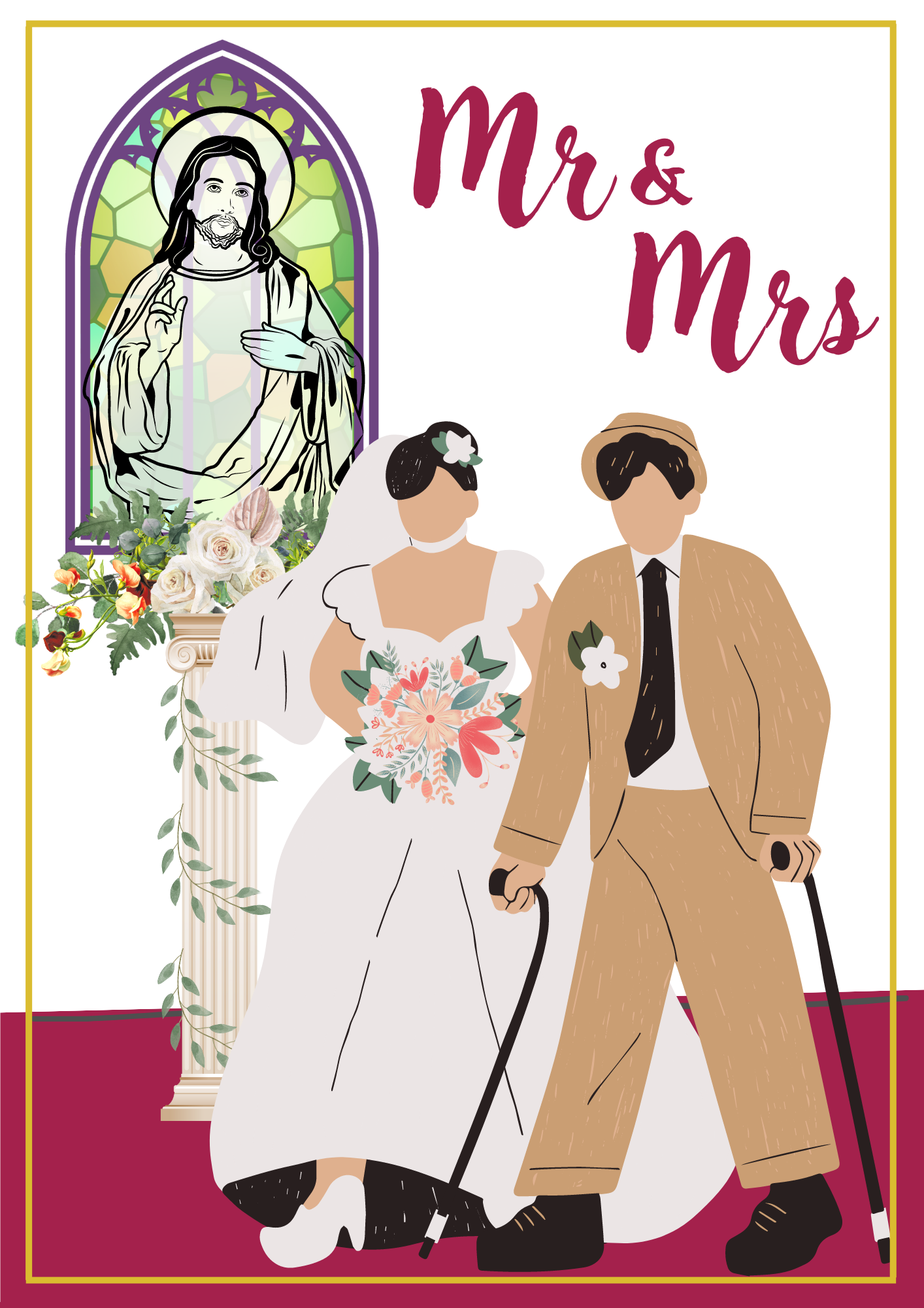 Wedding Card - Mr&Mrs 020