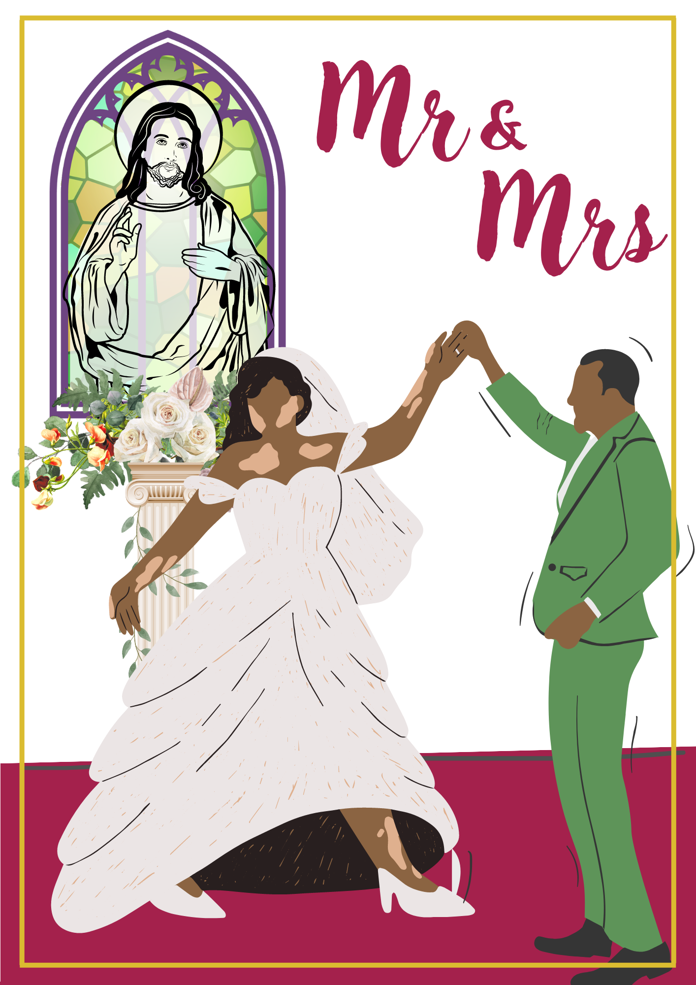 Wedding Card - Mr&Mrs 023