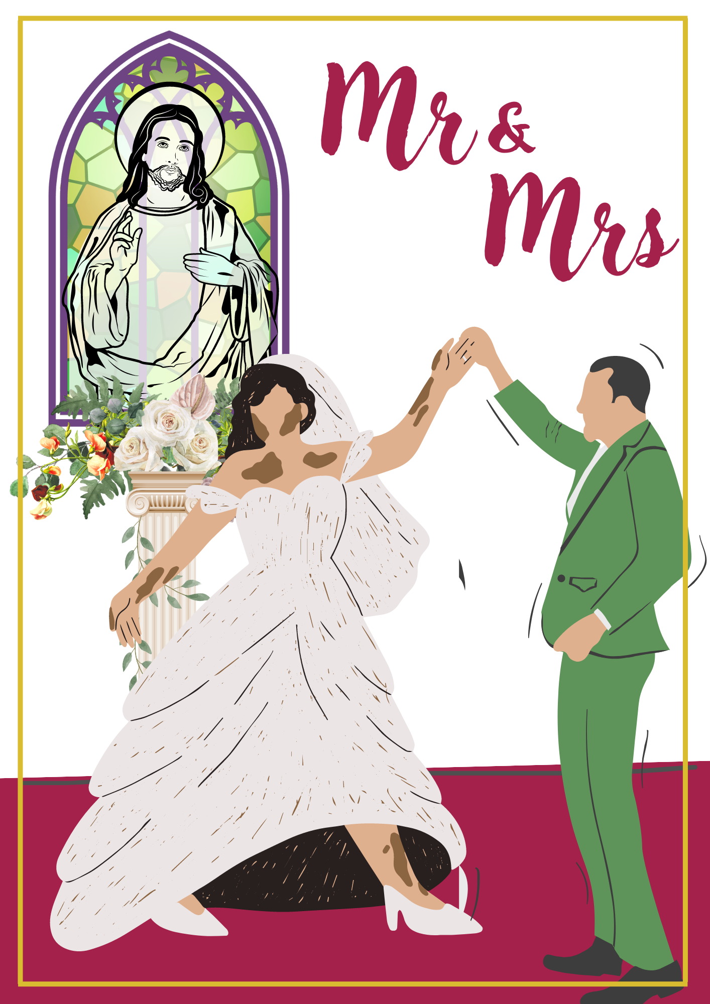 Wedding Card - Mr&Mrs 024