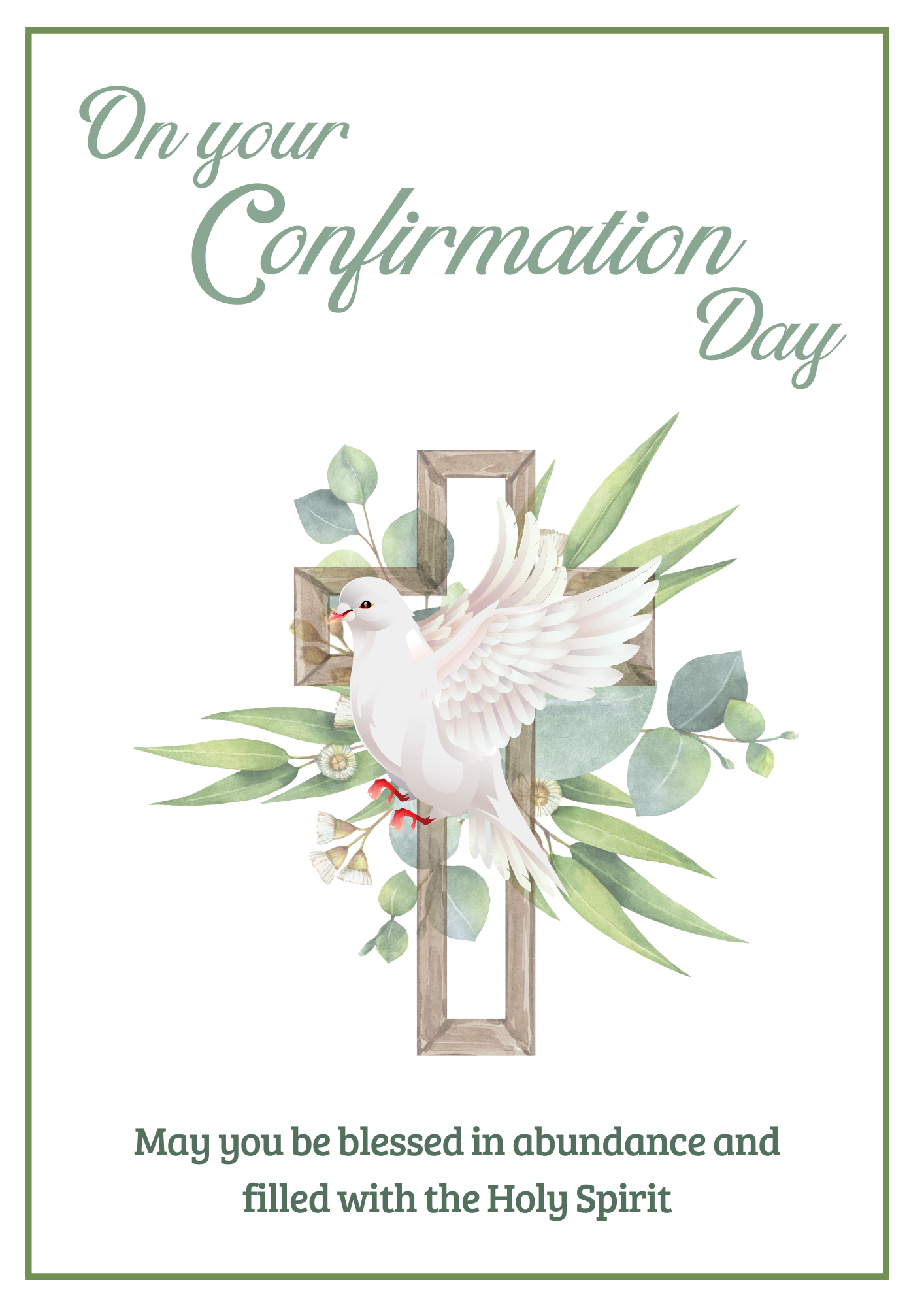 Confirmation Card - Spirit in Branches