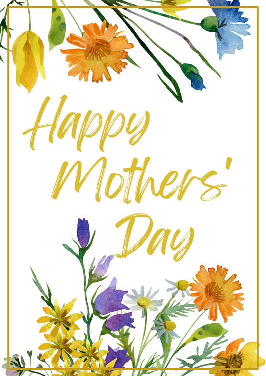 Mothers' Day Card - Wildflowers